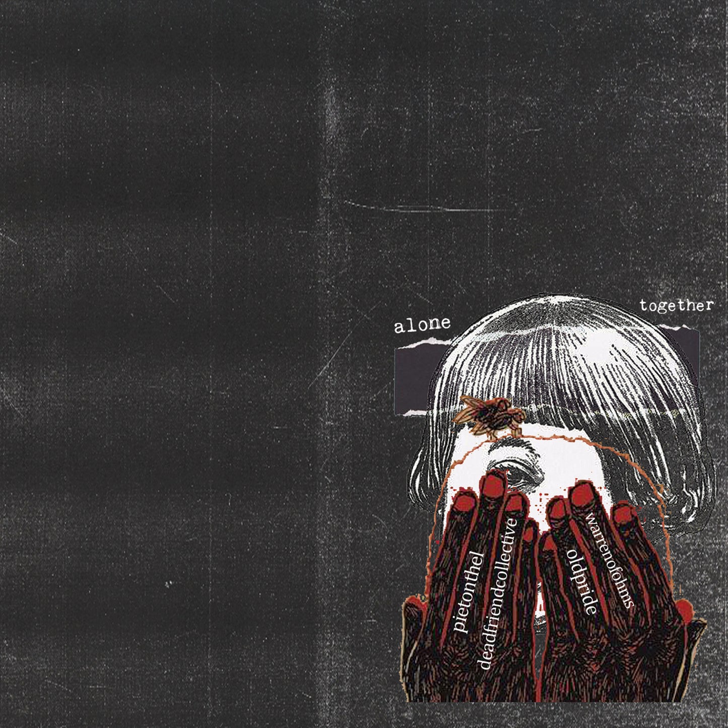 Piet Onthel / Dead Friend Collective / vecchio orgoglio / Warren of Ohms - Alone Together - Split - Cassetta