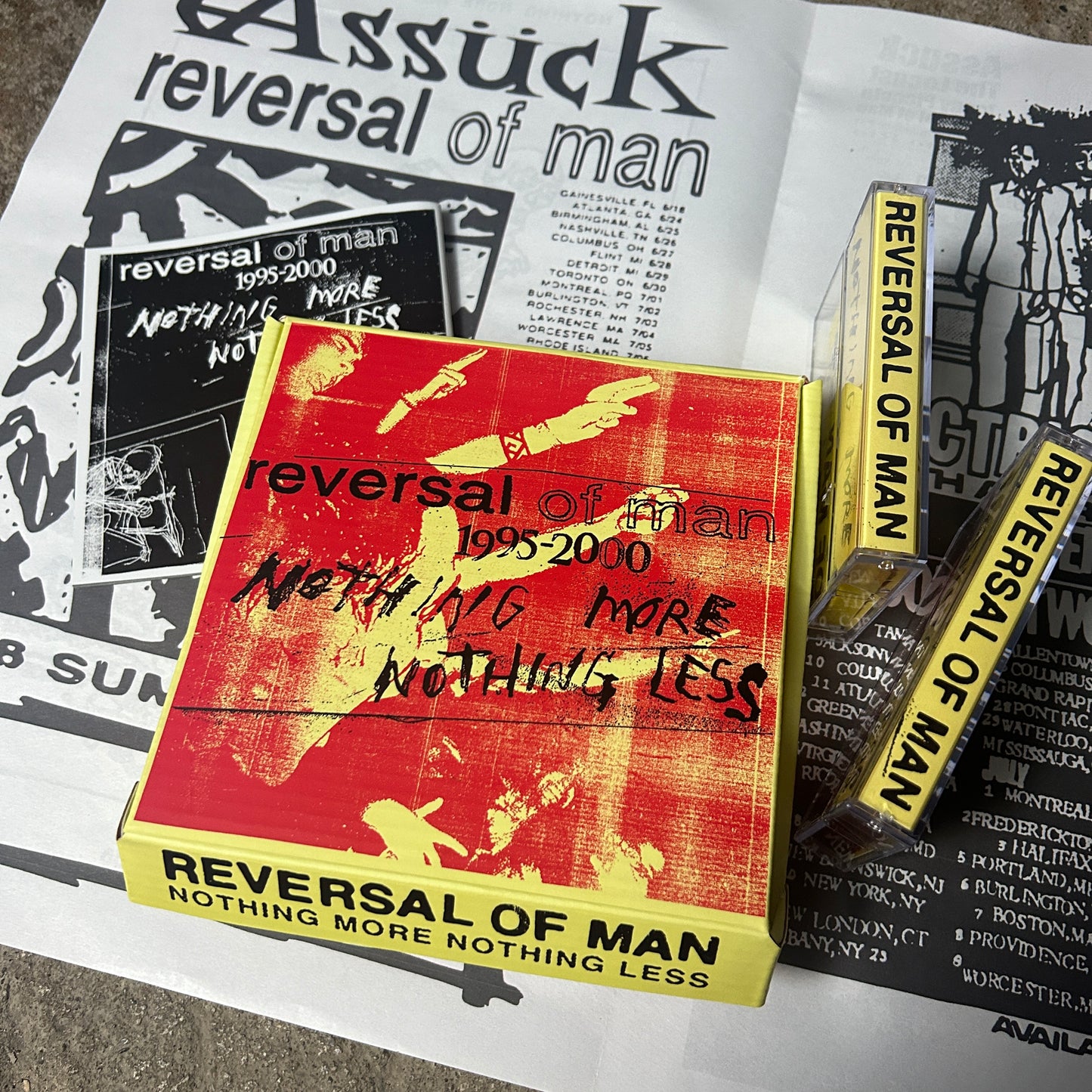 Reversal Of Man – Nothing More Nothing Less - 2x Cassette Boxset, 3xLP Vinyl